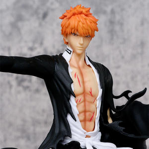 33cm <span class=keywords><strong>BLEACH</strong></span> figurines d'anime Kurosaki <span class=keywords><strong>Ichigo</strong></span> mille ans bataille de sang <span class=keywords><strong>masque</strong></span> factice Double tête sculptée - Product Image 3