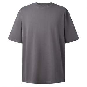 T-shirt unisexe en coton épais de haute qualité, coupe oversize, personnalisable, vierge, pour homme - Product Image 3