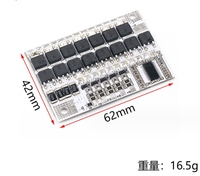 3S 4S 5S BMS 12V 21V 100A Li-ion LMO Carte de circuit de batterie au lithium ternaire 3.2V 3.7V Li-POLYMER Balance Charging