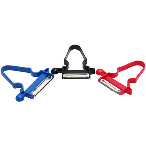 Pelador de frutas y verduras 3 en 1, rallador, triturador, juego de herramientas de cocina multifunción, azul, negro, rojo - Product Image 1