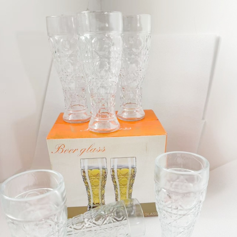 Six-piece glass cup set, interested in purchasing 8 sets