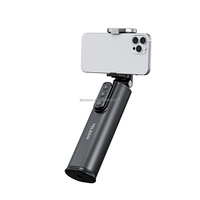 TELESIN Perche à selfie universelle flexible pour téléphone portable, rétractable, portable, type pince, télécommande sans fil pour prise de vue mobile
