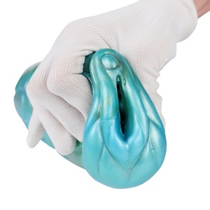 GEEBA Silicone Masturbator Inverted Mould Double Head Entered Sex <b>Toys</b> Male Penis Training Exercise Artificial Vaginal <b>for</b> Male - Product Image 1