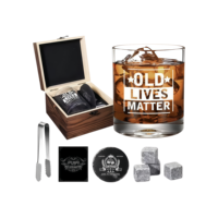 Ensemble de verres à vin rouge haut de gamme faits à la main, modernes et exquis, en cristal, avec coffret cadeau pour la fête des pères et Thanksgiving, marque MNQ