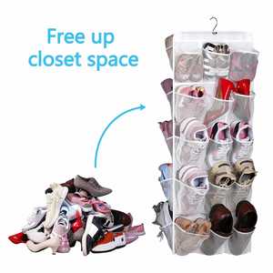 Wardrobe Hanging Storage Bag, Double-sided Multi-Compartment Multifunctional Fabric Hanging Bag, Mesh Hanging Bag - Product Image 5
