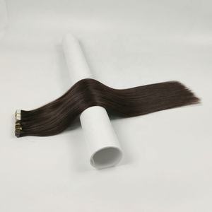 Extensiones de Cabello Humano Europeo Remy Virgen con Cutícula Completa, Grado Salón, Cinta Invisible, Liso, Doble Trama a Máquina - Product Image 2