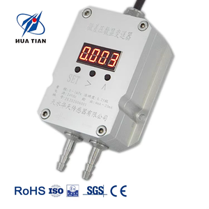 마이크로 에어 차동 압력 송신기 센서 4-20mA 0-10V 범위 고정밀 제품 - Product Image 3