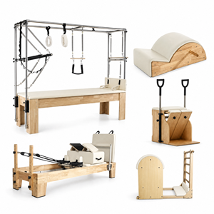 Appareil de Pilates en bois de chêne pour correction de la colonne vertébrale, machine Reformer Pilates pour correction de la scoliose, soulagement lombaire, outil de yoga - Product Image 6