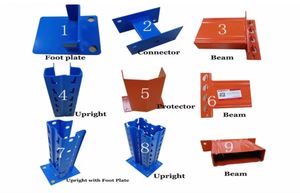 5-слойная металлическая стеллаж для стеллажей 1000 кг-2000 кг - Product Image 5