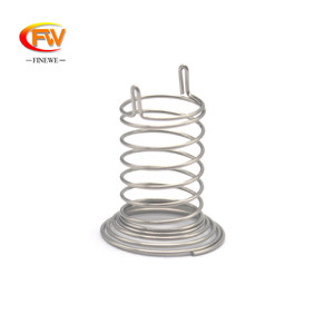Finewe Factory Custom 16mm Long Double Ear <strong>Compression</strong> <strong>Springs</strong> 0.4mm Nickel Plating Alloy Wire Industrial Coil Style - Product Image 1