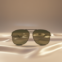 Haute qualité UV400 rétro carré TAC polarisé Clip-On lunettes de soleil conduite de nuit vert or rouge Vintage lunettes léger métal