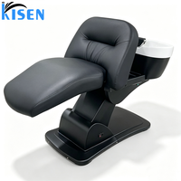 Chaise de lavage de cheveux de qualité supérieure pour spa capillaire, mobilier de luxe pour salon de beauté, lit de massage thaïlandais avec bol pour barbier