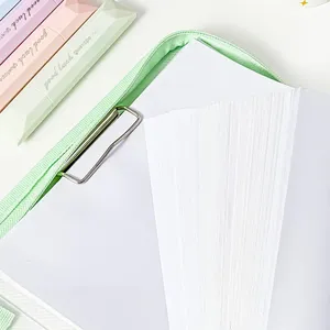 Mới <span class=keywords><strong>A4</strong></span> Văn phòng phẩm lưu trữ túi công suất lớn tập tin kiểm tra giấy lưu trữ túi trong suốt không thấm nước lưới tổ chức thư mục Túi xách - Product Image 6