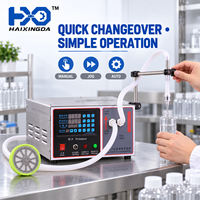 Machine de remplissage automatique de bouteilles de bureau à commande numérique, remplisseuse à buse unique pour les contenants de boissons, détergents et parfums