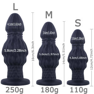 Grote zachte siliconen anale dildo plug draagbaar gigantische anale fantasie stretcher trainer voor mannen vrouwen koppels gay prostaat massager - Product Image 4