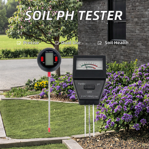 Pengukur pH tanah bunga multifungsi, penguji tanah taman akurasi tinggi dan Monitor kesuburan - Product Image 2