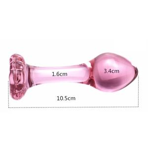 Jouet artisanal en verre cristal rose soufflé Base <span class=keywords><strong>de</strong></span> fleur <span class=keywords><strong>de</strong></span> prunier Style 'Love' pour le plaisir <span class=keywords><strong>de</strong></span> soi - Product Image 6