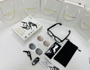 Lunettes intelligentes G1 Ai avec caméra stabilisée, prise de photos, enregistrement vidéo et audio, transmission Wi-Fi, traducteur AI, lunettes de soleil G1 - Product Image 1