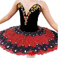Costume de tutu de ballet Esmeralda pour femmes, sans manches, pour les spectacles, jupe en tulle bouffante, blanc, Lac des cygnes, tutu pancake, ballerine