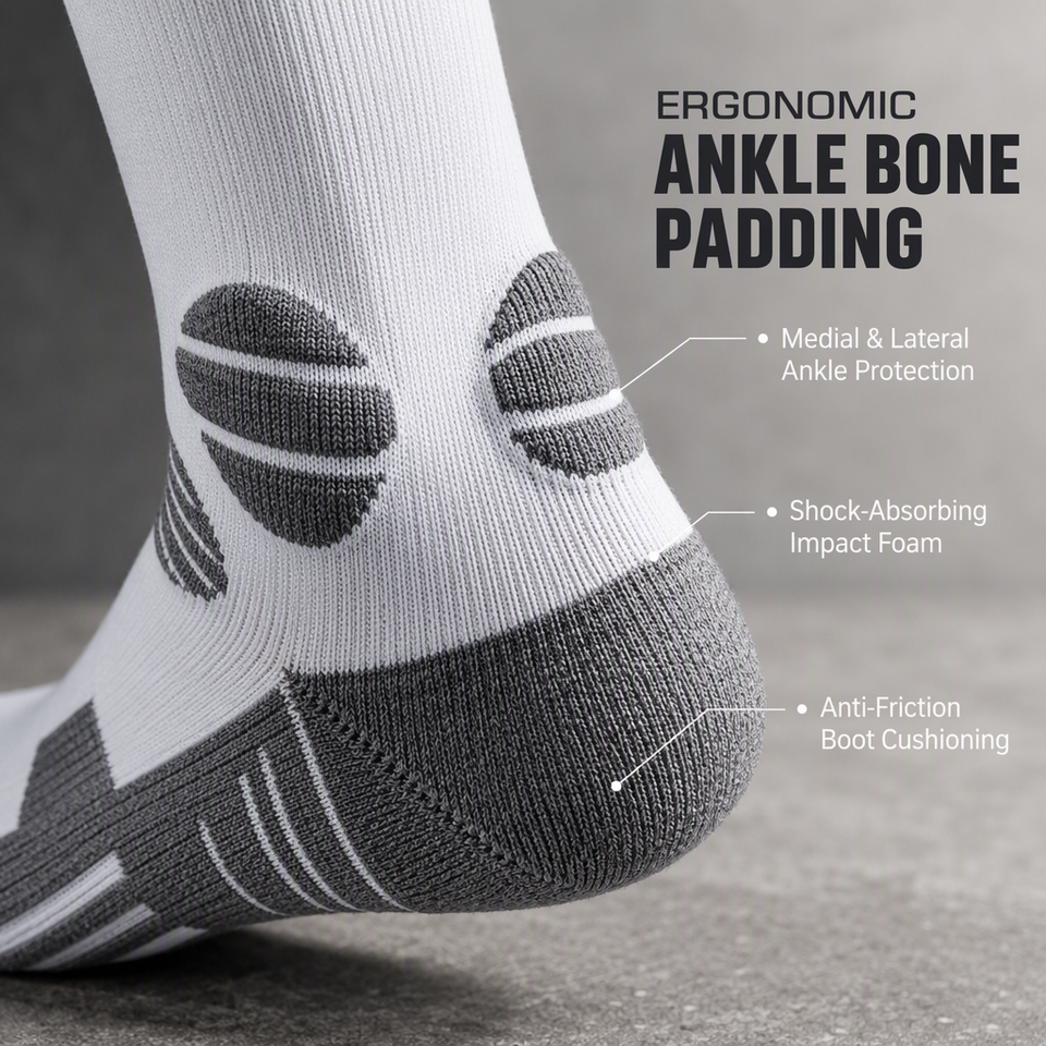 Moisture-Wicking Shin Splint Support Socks for Men & Women - Durable ...