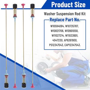 W11130356 Kit de varilla de suspensión para <span class=keywords><strong>lavadora</strong></span> Lavadoras Reemplaza W10594084 W10735787 - Product Image 5