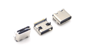 <b>TYPE</b> <b>C</b> USB Female Connector 16P Four-pin <b>Plug</b> Surface Mount Stainless Steel Copper-exposed - Product Image 6