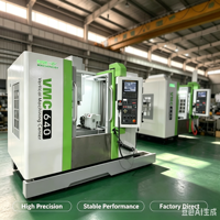 Centre d'usinage vertical CNC automatique 4 axes de type avancé VMC650, prix compétitif, contrôleur GSK, Dalian