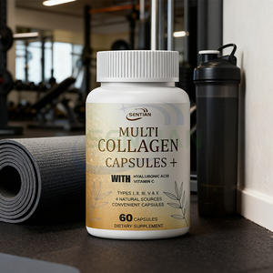 كبسولات ببتيدات الكولاجين المتعددة بعلامة تجارية خاصة، مكمل غذائي صحي للبالغين خالٍ من المواد المعدلة وراثياً - Product Image 2