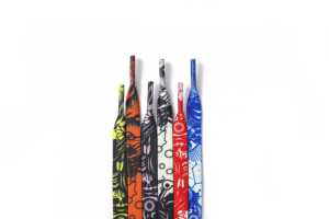 Mode coloré lacets créatif unisexe plat toile baskets <span class=keywords><strong>AF1</strong></span> chaussures plates lacets chaussures cordes dentelle 120 140 160 - Product Image 5