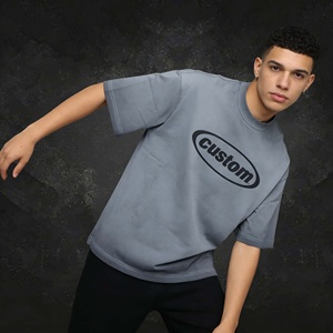 Camisetas de Manga Corta para Hombre, Corte Regular, 100% Algodón, Transpirables, Ecológicas, Estilo Urbano, con Diseño de Serigrafía - Product Image 2