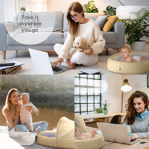 <b>Portable</b> Baby <b>Bed</b> Foldable Newborn Sleeping <b>Bed</b> With Slope Design For Anti-Reflux Safe Isolation - Product Image 4