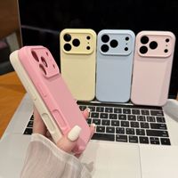 Coque de téléphone en silicone liquide pour iPhone 18 Pro Max//17/16, coque antichoc magnétique intégrée