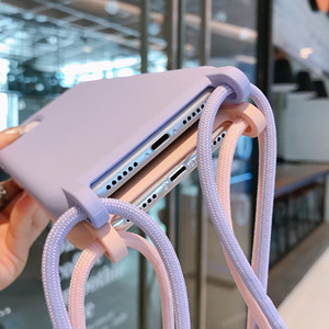 <span class=keywords><strong>Cuerda</strong></span> Cordón Collar Crossbody <span class=keywords><strong>Funda</strong></span> de teléfono de silicona para <span class=keywords><strong>Iphone</strong></span> 11 12 <span class=keywords><strong>13</strong></span> 14 15 Pro Max Xs Xr Fundas - Product Image 6