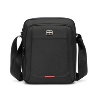 Vente en gros de sacs à bandoulière pour hommes avec logo personnalisé 9.7 "pour tablette sac d'ordinateur à bandoulière pour hommes