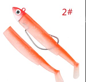 <span class=keywords><strong>Leurre</strong></span> <span class=keywords><strong>Souple</strong></span> Easy Shiner pour Pêche en <span class=keywords><strong>Mer</strong></span>, Swimbait Tête Plombée 5-200g, <span class=keywords><strong>Black</strong></span> <span class=keywords><strong>Minnow</strong></span> pour Pêche au Bar et Brochet - Product Image 6