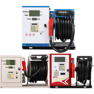 Distributeur de carburant de voiture Mobile de haute précision bobine de tuyau diesel d'<span class=keywords><strong>essence</strong></span> Machine de ravitaillement de buse Fule avec débitmètre électronique - Product Image 1