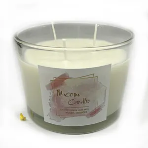 Candle Supplier Big Scented Candle Three Cotton Wicks Aromatherapy Eco-friendly Candle Scent