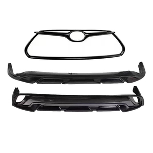 Divisor de alerón de barbilla de labio de parachoques trasero delantero compatible con <span class=keywords><strong>Toyota</strong></span> <span class=keywords><strong>Highlander</strong></span> <span class=keywords><strong>2022</strong></span> 2023 2024 - Product Image 1