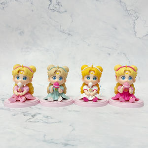Figurines PVC mignonnes version Q Sailor Moon Tsukino Usagi enfance 10cm en vrac faible MOQ pour l'affichage en magasin, les cadeaux de fête et la revente - Product Image 6