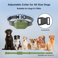 Schmerzlos und human, um schlechte Verhaltensweisen zu stoppen Kein Schock Vibrierendes Hunde trainings halsband mit Remote 2000ft, Piepton und Vibration