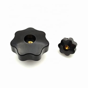 HL.12100 Kunststoff-Stern klemm knopf als Kunststoff knöpfe mit Maschinen gewinde - Product Image 2