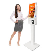 Kiosque à écran tactile RK3568 2+32G de 21,5 pouces pour terminal de paiement et commande, écran de service automatique pour les restaurants de restauration rapide
