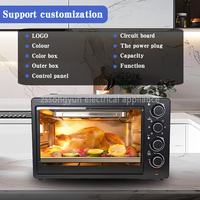 Cuisson Four Électrique Cuisine 48L Four Électrique Grande Capacité Vente Maison Pizza Four À Pain