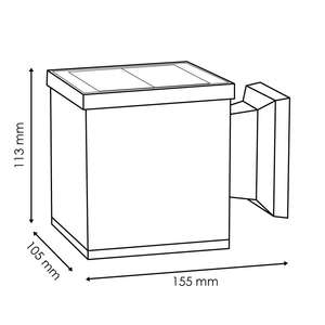 Lámpara LED solar 4500k, energía solar, bajo consumo, ideal para exteriores, ilumina jardines y patios. - Product Image 1