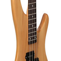 DISTRIBUTE 4 Strings Maple Neck Dark Wood Body Electric Guitar for Students Beginners Contact Us for Whole Photos