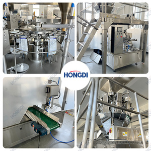 Un peseur combiné à 14 têtes associé à une machine d'emballage de granulés à 8 postes, utilisée pour l'emballage de chips, de noix et de fruits secs. - Product Image 5