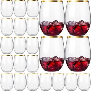 Copas de Cóctel Personalizadas al por Mayor para Recepciones de Boda y Fiestas, 16 oz, 20 oz, Copas de Vino de Plástico Transparente para Bar, Copas de Champán sin Tallo - Product Image 6