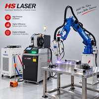Machine de soudage au laser à fibre robotisée 2000W 3000W 6000W pour le soudage de tôles automobiles en acier inoxydable