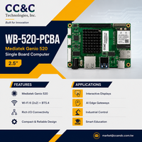 Automatisation industrielle, contrôleur embarqué MediaTek Genio 520 SBC, contrôleur de périphérie MT8371 PCBA