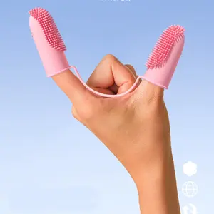 Spazzolino per Cani a Doppia Testa con Impugnatura Morbida, Spazzola per la Pulizia dei Denti e la Cura dell'Alito, Accessorio per Animali Domestici - Product Image 2